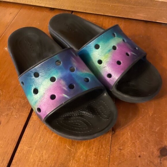 Classic Crocs Out Of This World Slides Slip On Sandals - Picture 3 of 6